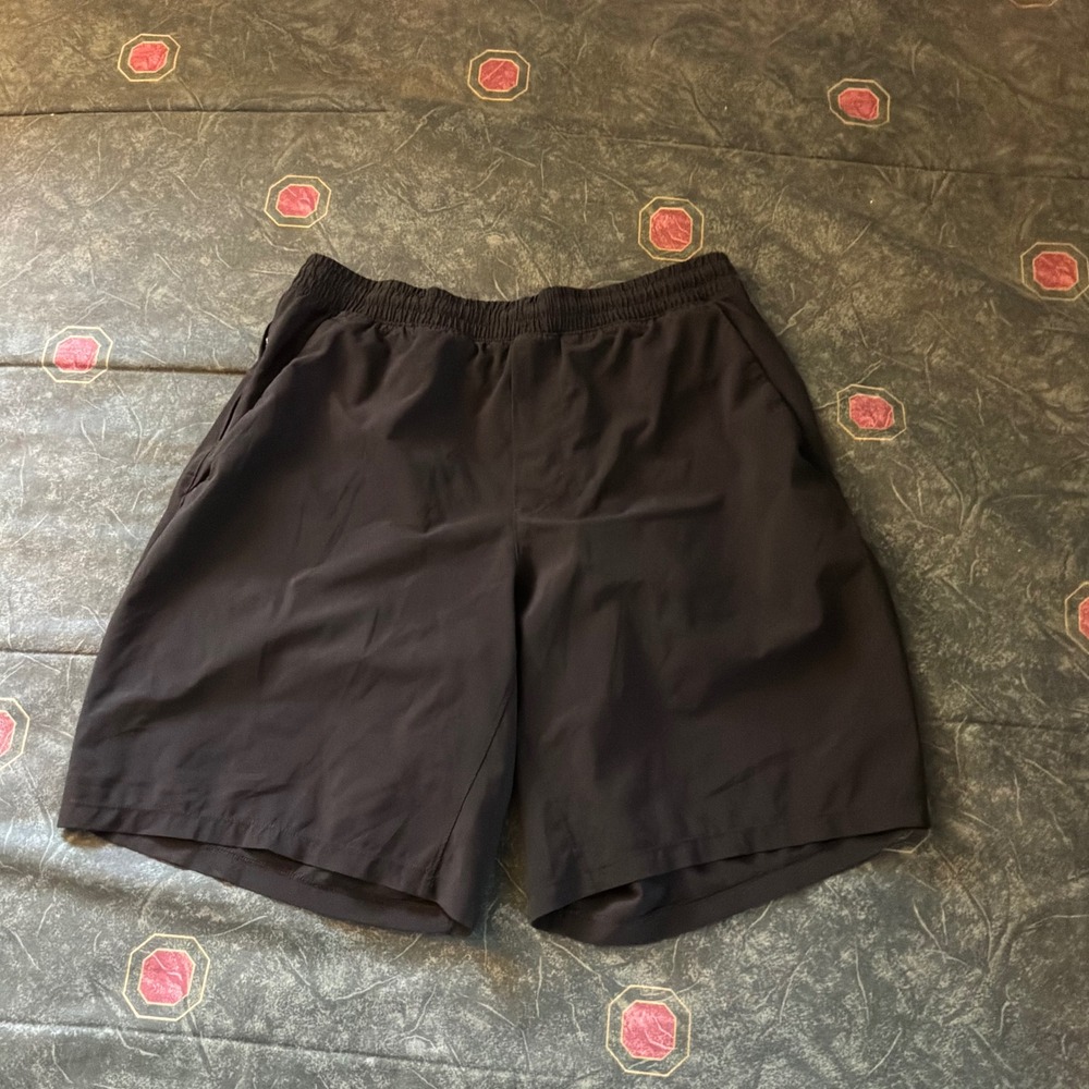 Lululemon Pace Breaker Shorts 9" Black Mens L Gym Running Workout Active